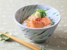 Shake chazuke(salmon and rice with tea)