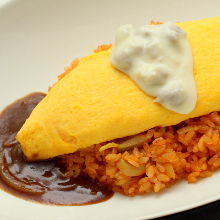 Rice omelet