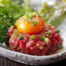 Horse meat tartare