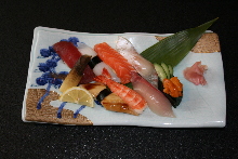 Assorted nigiri sushi Assorted nigiri sushi