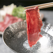 Wagyu beef shabu-shabu