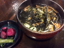 Ochazuke(rice with tea)