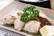 Oven-baked pufferfish