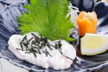 Milt sashimi