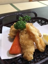 Fried pufferfish