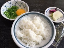 Pufferfish rice soup