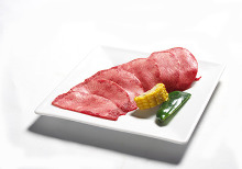 Premium grilled tongue seasoned with salt