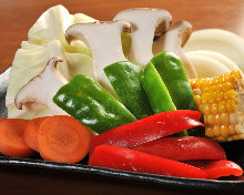 Assorted grilled vegetables