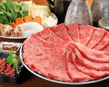 Wagyu beef shabu-shabu