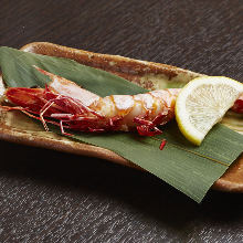 Salted and grilled prawn