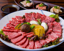 Assorted premium yakiniku