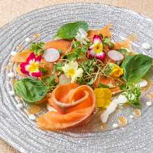 Salmon Carpaccio