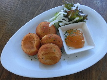 Fried camembert cheese