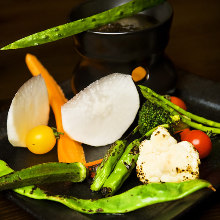 Assorted seasonal vegetables