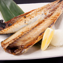 Charcoal grilled fish