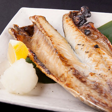 Charcoal grilled fish