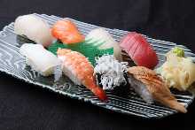 Assorted nigiri sushi