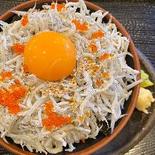 Pot-fried whitebait bowl