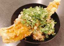 Stick out Large conger eel tempura bowl