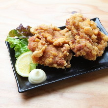 Deep-fried young chicken