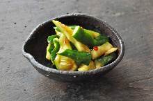 Smashed cucumber salad