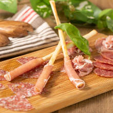 Assorted prosciutto and salami
