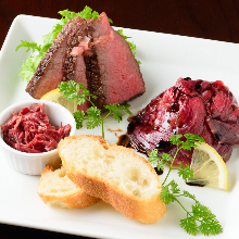 Assorted meat cuisine