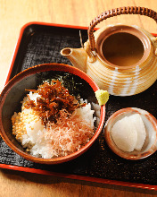 Ochazuke with dashi soup