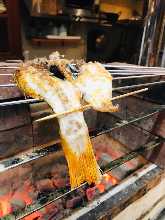 Salt roasted rosy seabass