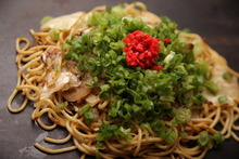 Yakisoba noodles with salt