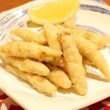 Smelt tempura