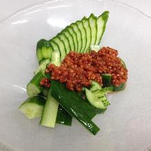 Cucumber with moromi miso