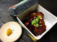 Simmered pork belly