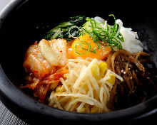 Stone grilled bibimbap