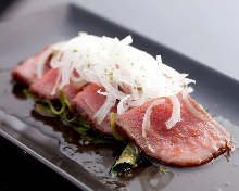 Beef tongue steak