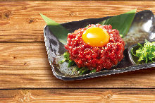 Horse meat tartare