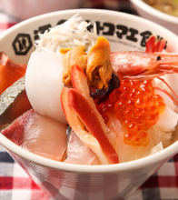 Seafood rice bowl