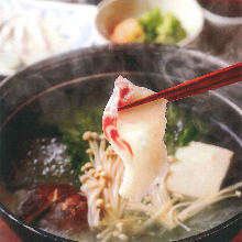 Seafood shabu-shabu