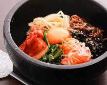 Stone grilled bibimbap