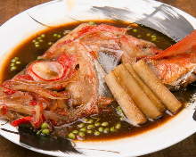 Stewed red snapper