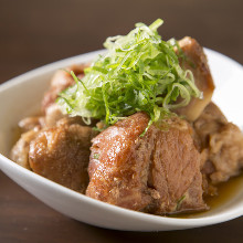 Simmered pork belly