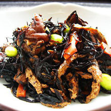 Simmered hijiki seaweed