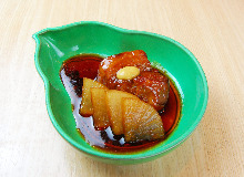 Simmered pork belly