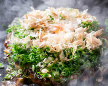 Scallion okonomiyaki