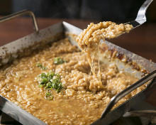 Cheese risotto