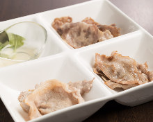 Assorted meat cuisine