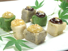 Nama-fu dengaku(fresh gluten cake)