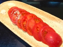 Sliced tomatoes