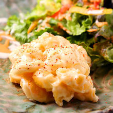 Stir-fried shrimp with mayonnaise