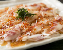 Sea bream carpaccio